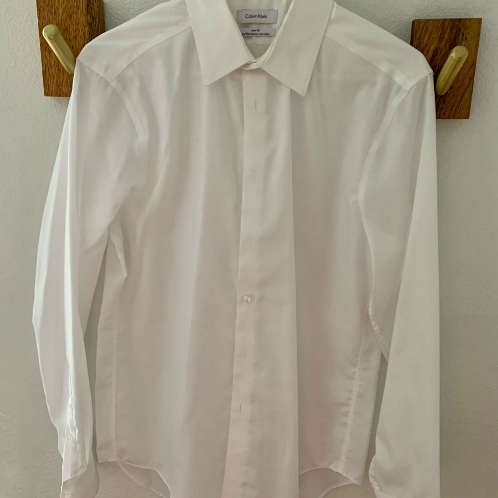 CALVIN KLEIN slim fit button down